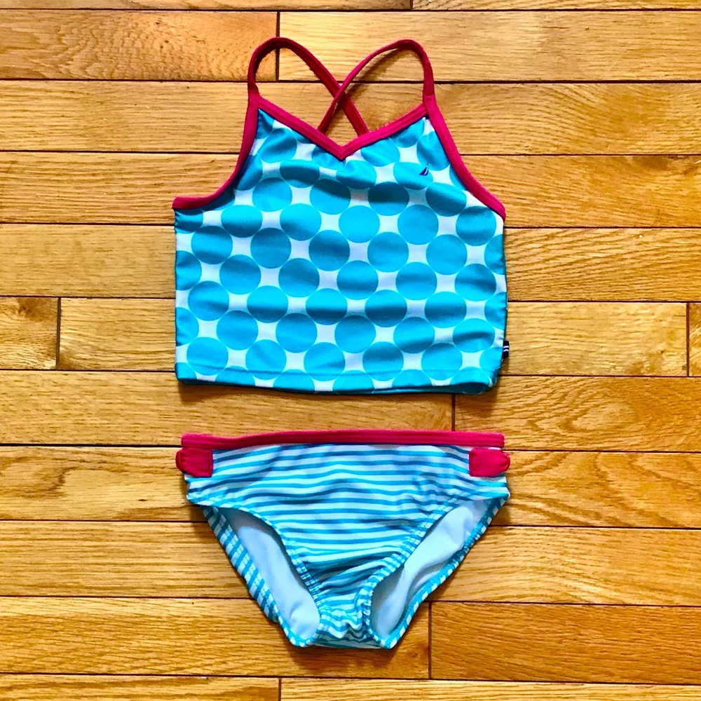 💙Sz 5 two piece Nautica swimsuit!